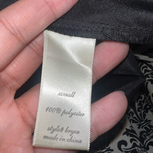 Mi Ami Demask Print off Shoulder Jacquard Fit & Flare Dress Size XS EUC Like New - Picture 5 of 9